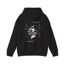 Load image into Gallery viewer, Symmetrical Drumming V24 - Unisex Heavy Blend™ Hoodie (Aussie-printed Version) (F & B)