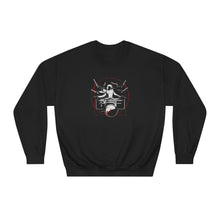 Load image into Gallery viewer, Symmetrical Drumming V24 - Unisex DryBlend® Crewneck Sweatshirt (F & B)