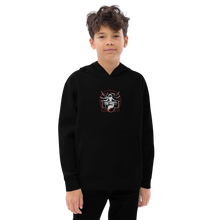 Load image into Gallery viewer, Symmetrical Drumming V24 - Kids Embroidered Fleece Hoodie