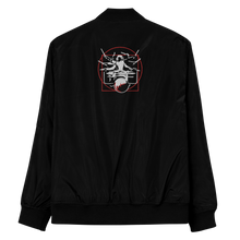 Load image into Gallery viewer, Symmetrical Drumming V24 - Embroidered Unisex Premium Recycled Bomber Jacket