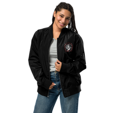 Load image into Gallery viewer, Symmetrical Drumming V24 - Embroidered Unisex Premium Recycled Bomber Jacket