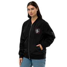 Load image into Gallery viewer, Symmetrical Drumming V24 - Embroidered Unisex Premium Recycled Bomber Jacket