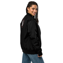 Load image into Gallery viewer, Symmetrical Drumming V24 - Embroidered Unisex Premium Recycled Bomber Jacket