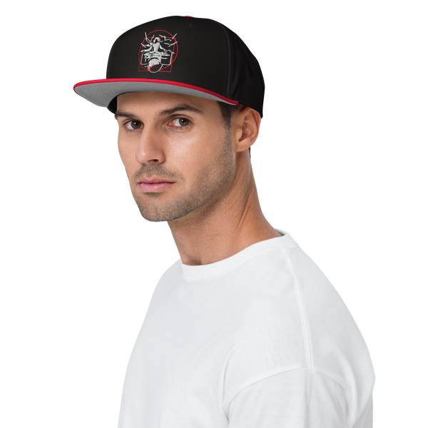 Symmetrical Drumming V24 - Embroidered Snapback Hat