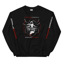 Load image into Gallery viewer, Symmetrical Drumming V24 - Unisex Sweatshirt (Front/Back/Sleeves print)