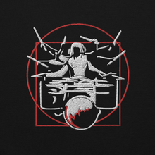 Load image into Gallery viewer, Symmetrical Drumming V24 - Embroidered Unisex Sweatshirt