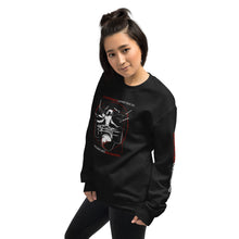 Load image into Gallery viewer, Symmetrical Drumming V24 - Unisex Sweatshirt (Front/Back/Sleeves print)
