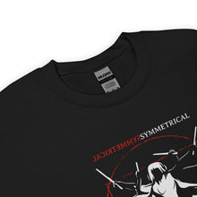 Load image into Gallery viewer, Symmetrical Drumming V24 - Unisex Sweatshirt (Front/Back/Sleeves print)