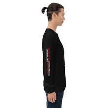 Load image into Gallery viewer, Symmetrical Drumming V24 - Unisex Sweatshirt (Front/Back/Sleeves print)