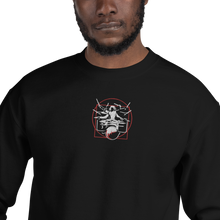 Load image into Gallery viewer, Symmetrical Drumming V24 - Embroidered Unisex Sweatshirt
