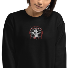 Load image into Gallery viewer, Symmetrical Drumming V24 - Embroidered Unisex Sweatshirt