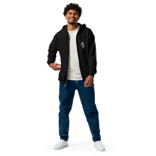 Load image into Gallery viewer, Symmetrical Drumming V24 - Unisex Heavy Blend Zip Hoodie (F, B & S)