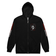 Load image into Gallery viewer, Symmetrical Drumming V24 - Unisex Heavy Blend Zip Hoodie (F, B & S)
