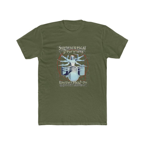 Symmetrical Drumming V4 - Premium Unisex/Men's Fitted Tee NL3600 - Keen Eye Design