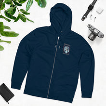 Load image into Gallery viewer, Symmetrical Drumming V3.5 - Men's Eco Cultivator Zip Hoodie - Keen Eye Design
