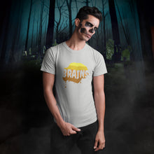 Load image into Gallery viewer, Halloween Zombie Brains - Premium Unisex T-Shirt