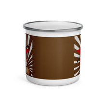 Load image into Gallery viewer, 1TW4SM3 V2 - Enamel Mug (Brown) - Keen Eye Design