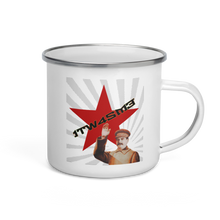 Load image into Gallery viewer, 1TW4SM3 V2 - Enamel Mug (White) - Keen Eye Design