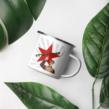Load image into Gallery viewer, 1TW4SM3 V2 - Enamel Mug (White) - Keen Eye Design