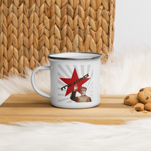 Load image into Gallery viewer, 1TW4SM3 V2 - Enamel Mug (White) - Keen Eye Design
