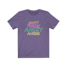 Load image into Gallery viewer, Freaky Flukey Arsey Aussie v4 (distressed) - Unisex Premium T-Shirt - Keen Eye Design