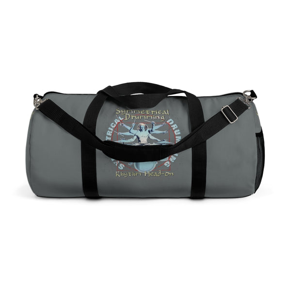 Symmetrical Drumming V3 - Duffel Bag (Grey) - Keen Eye Design