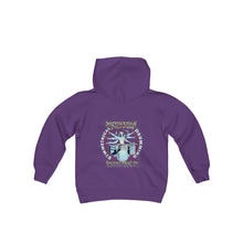 Load image into Gallery viewer, Symmetrical Drumming V3.5 - Youth Heavy Blend Hooded Sweatshirt