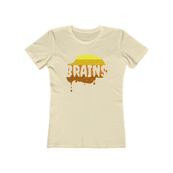 Halloween Zombie Brains - Women's 'Boyfriend Tee'