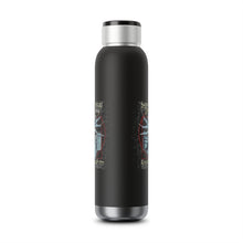Load image into Gallery viewer, Symmetrical Drumming - Soundwave Copper Vacuum Audio Bottle 22oz - Keen Eye Design