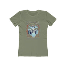 Load image into Gallery viewer, Symmetrical Drumming V4 - Women's Boyfriend Tee - Keen Eye Design