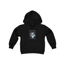 Load image into Gallery viewer, Symmetrical Drumming V3.5 - Youth Heavy Blend Hooded Sweatshirt