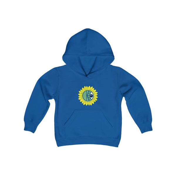 KeenEyeD Sunflower - Youth Heavy Blend Hooded Sweatshirt