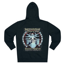 Load image into Gallery viewer, Symmetrical Drumming V3.5 - Men's Eco Cultivator Zip Hoodie - Keen Eye Design