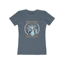 Load image into Gallery viewer, Symmetrical Drumming V3 - Women's Boyfriend Tee - Keen Eye Design