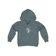 Load image into Gallery viewer, Symmetrical Drumming V3.5 - Youth Heavy Blend Hooded Sweatshirt