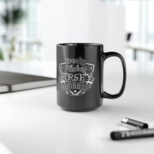 Load image into Gallery viewer, Freaky Flukey Arsey Bugger - Black Mug 15oz