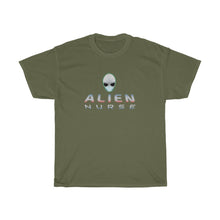 Load image into Gallery viewer, Alien Nurse - Unisex Heavy Cotton Tee - front only - Keen Eye Design