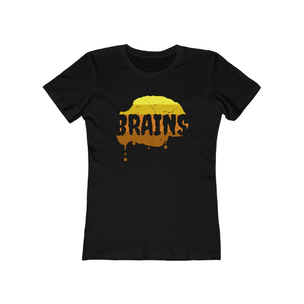 Halloween Zombie Brains - Women's 'Boyfriend Tee'