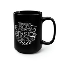 Load image into Gallery viewer, Freaky Flukey Arsey Bastard - Black Mug 15oz