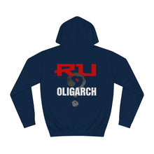 Load image into Gallery viewer, RU an Oligarch? (V1) - Unisex College Hoodie