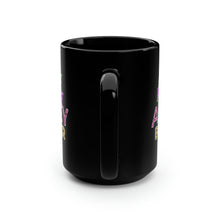 Load image into Gallery viewer, Freaky Flukey Arsey Bugger V4 (distressed) - Black Mug 15oz