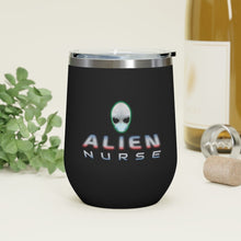 Load image into Gallery viewer, Alien Nurse - 12oz Insulated Wine Tumbler - Keen Eye Design