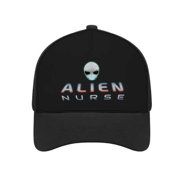 Alien Nurse - Classic Adult Baseball Cap (Charcoal Black) - Keen Eye Design