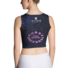 Load image into Gallery viewer, Alien Nurse (N.F.A.U) - AOP Starscape Crop Top - Keen Eye Design