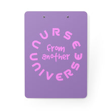 Load image into Gallery viewer, Alien Nurse (NFAU) - Clipboard (Light Purple) - Keen Eye Design