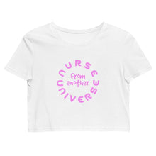 Load image into Gallery viewer, Alien Nurse (NFAU) - Organic Crop Top - Keen Eye Design