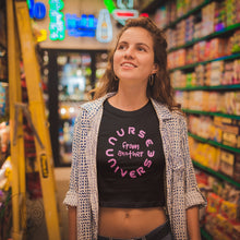 Load image into Gallery viewer, Alien Nurse (NFAU) - Organic Crop Top - Keen Eye Design