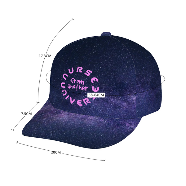 Alien Nurse (N.F.A.U) - Starscape Cap - Classic Athletic Adult Baseball Cap Truckers Hat - Keen Eye Design
