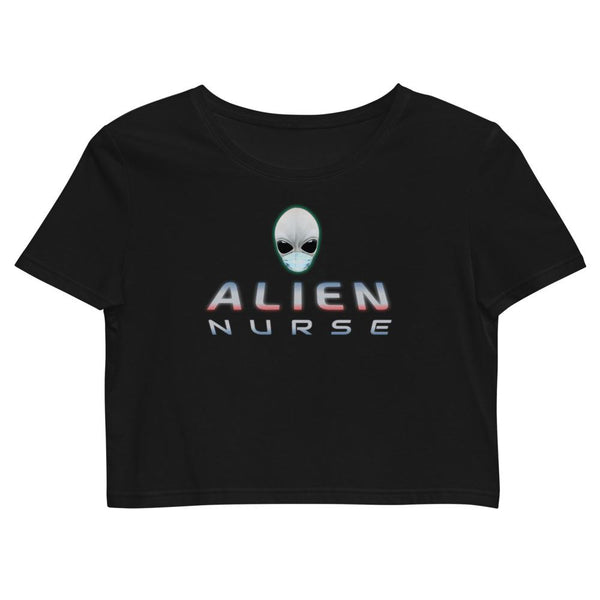 Alien Nurse - Organic Crop Top - Keen Eye Design
