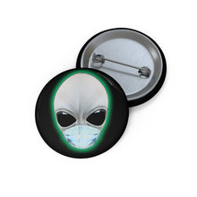 Load image into Gallery viewer, Alien Nurse - Pin Button Badge - Keen Eye Design